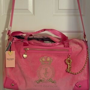 Juicy Couture Vibrant Pink Travel Bag